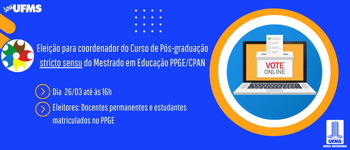 Coordenadores de curso: Período de votação será até às 21h de hoje